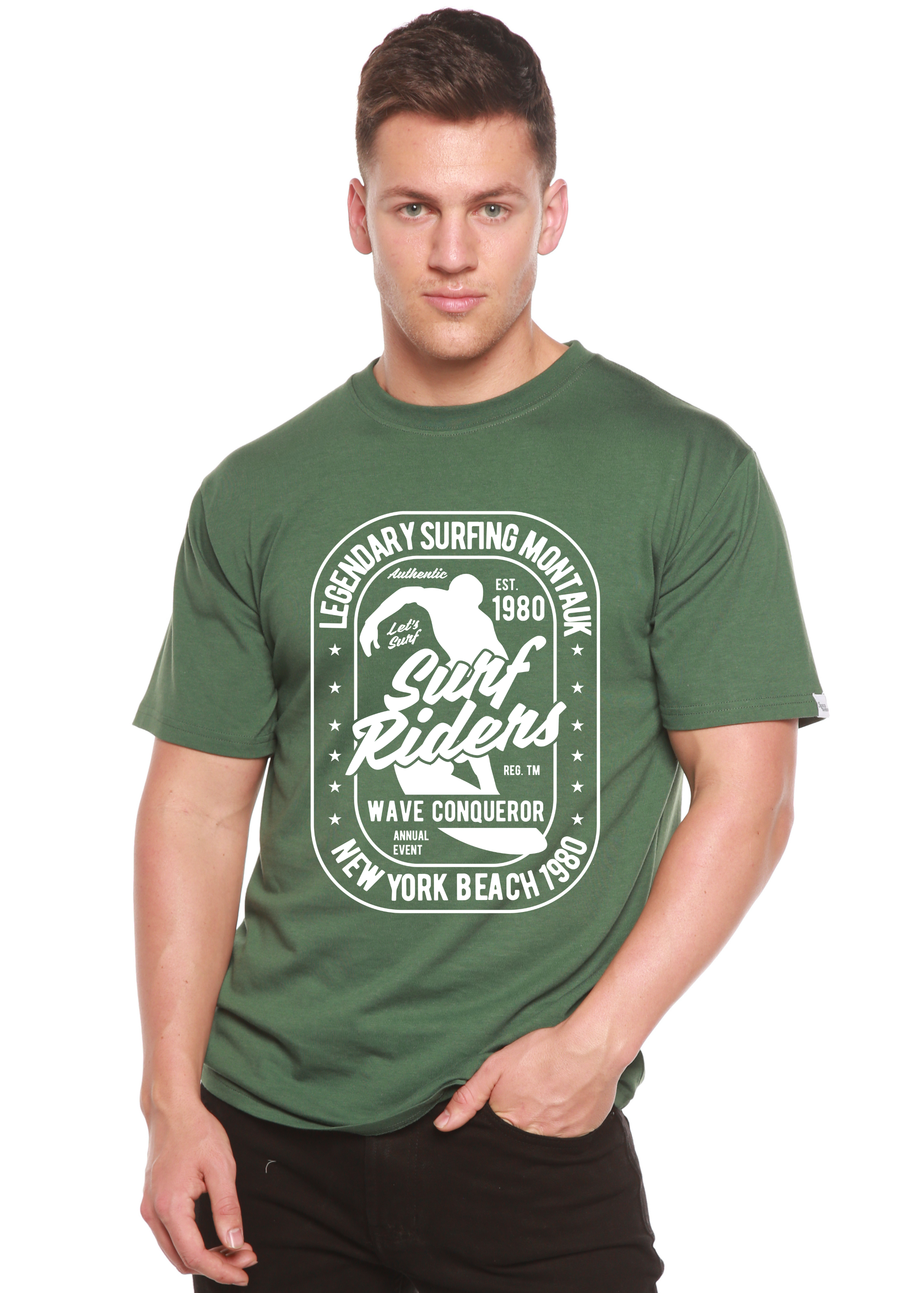 Surf Rider Spun Bamboo® Men's Bamboo Viscose/Organic Cotton Short Sleeve Graphic T-Shirt