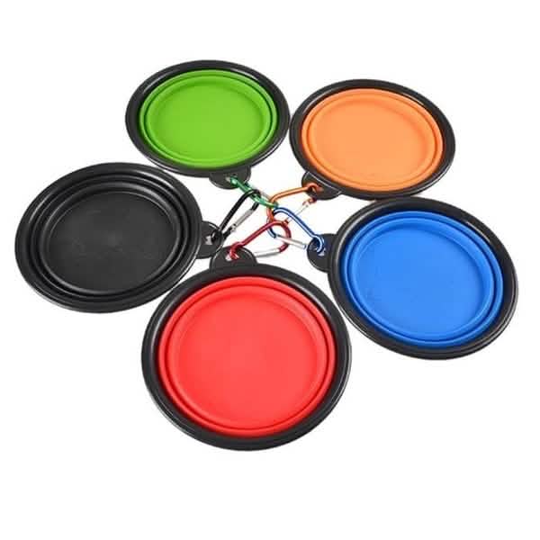 2-Pack: Collapsible Food Water Travel Bowl