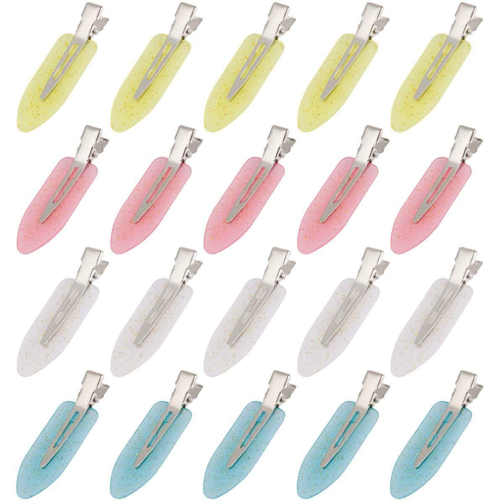 20-Piece: No Bend Hair Clips for Makeup Application