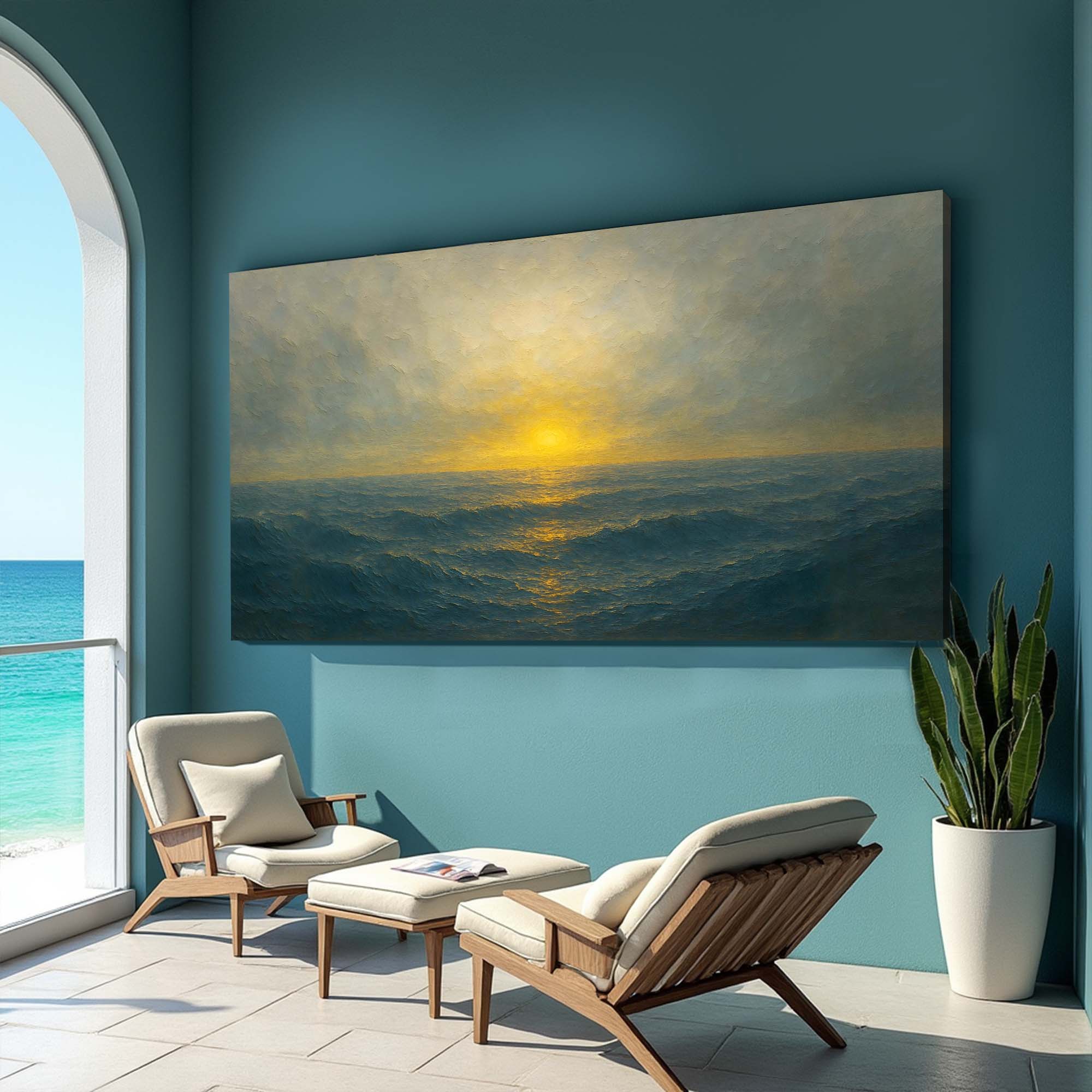 Waterscape Abstract Wall Art IV