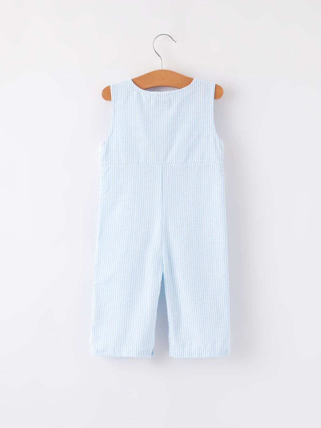4th of july Star Embroidery Smock Boys Romper