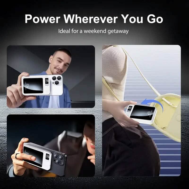 5000mAh Magnetic Wireless Charging Bank 22.5W Fast Charging
