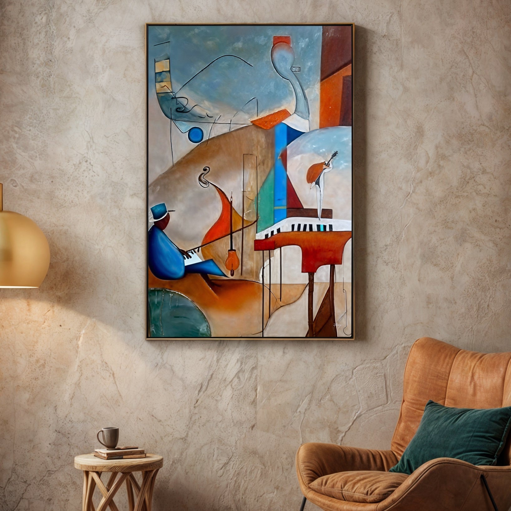 Canvas Print: "Melodic Abstraction"
