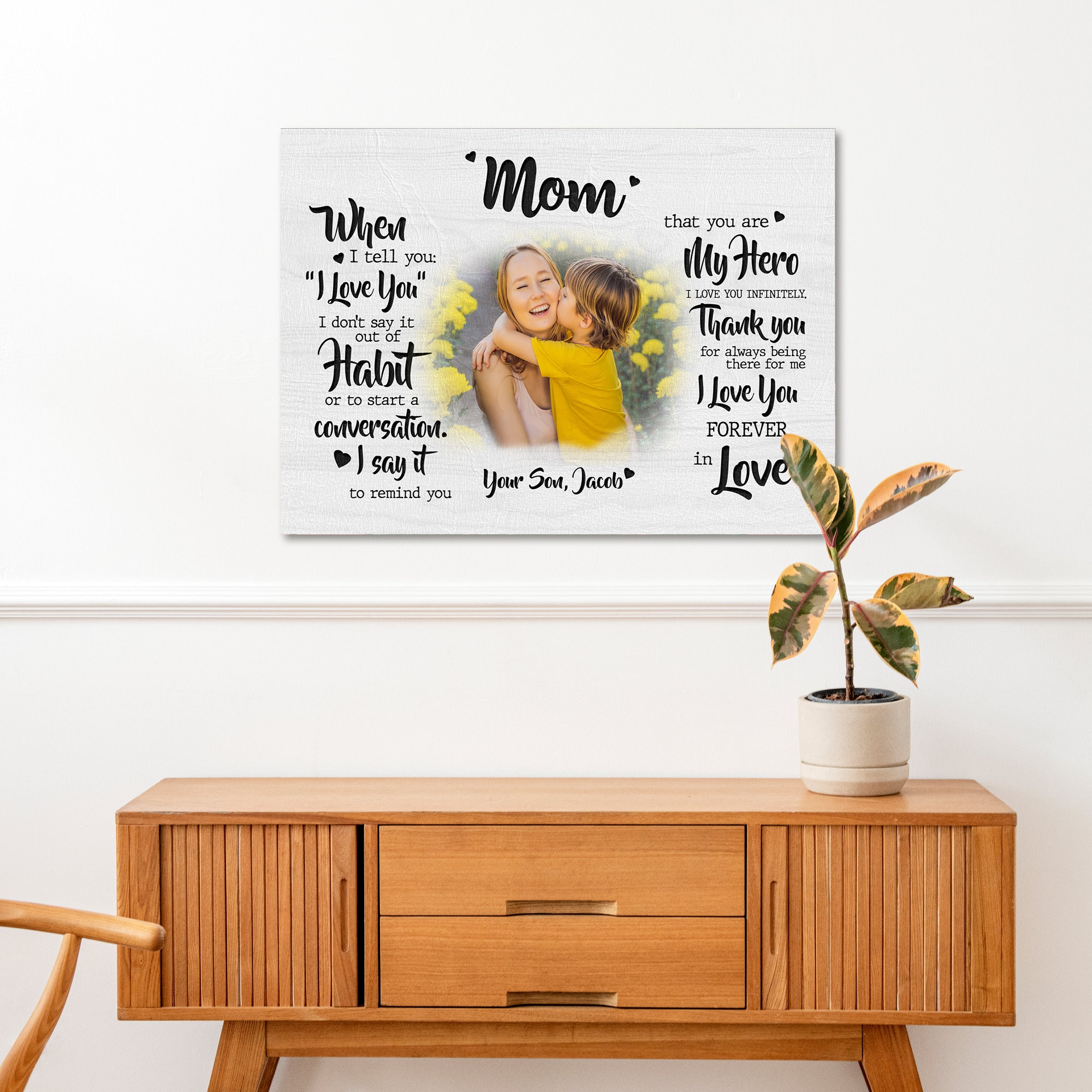 Mother's Day Sign My Hero