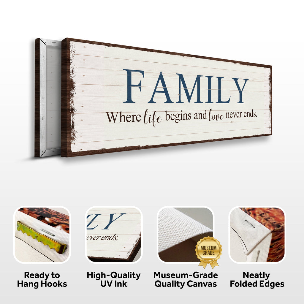 8 Powerful Words Family Sign II
