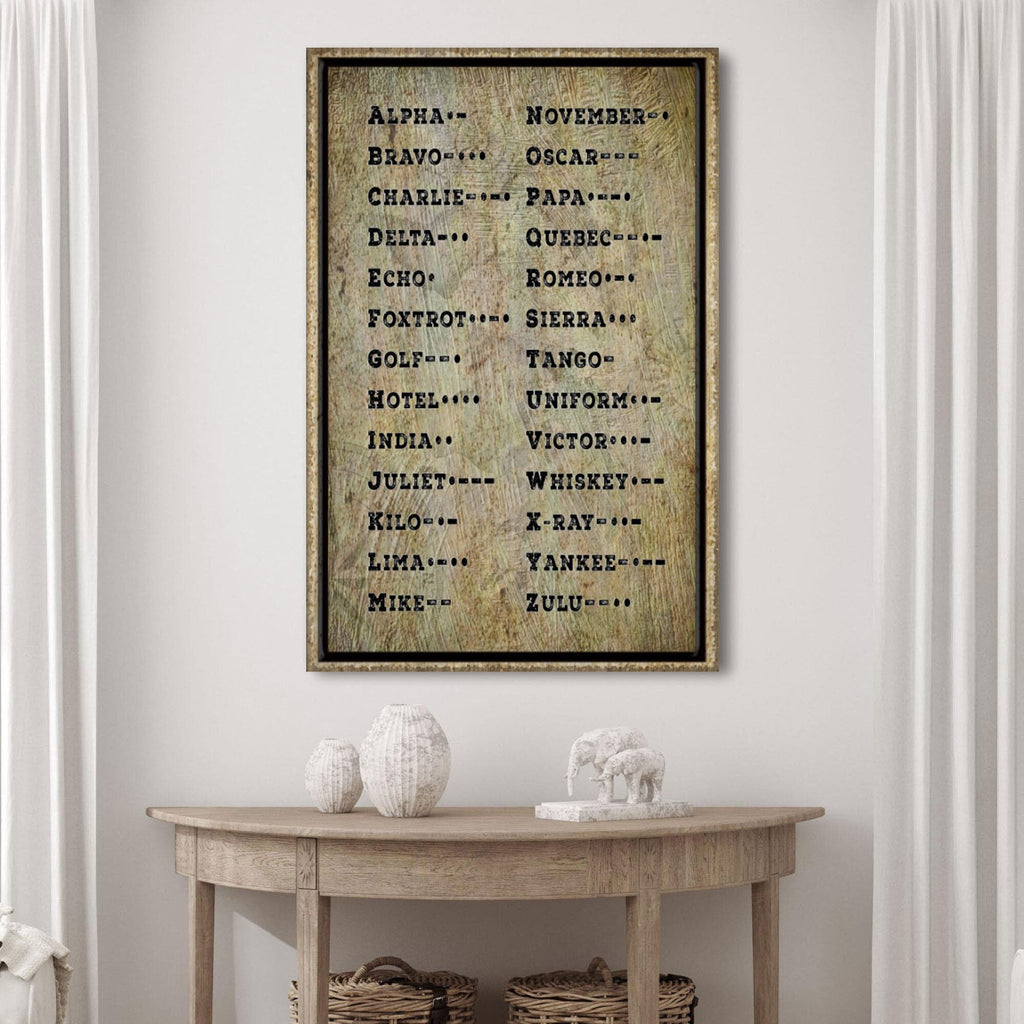 Morse Code Sign