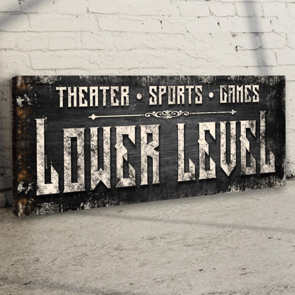 Lower Level Sign