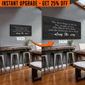 Upgrade Your 20x10 Inches 'The Best Things In Life' (Style 1) Canvas To 24x48 Inches