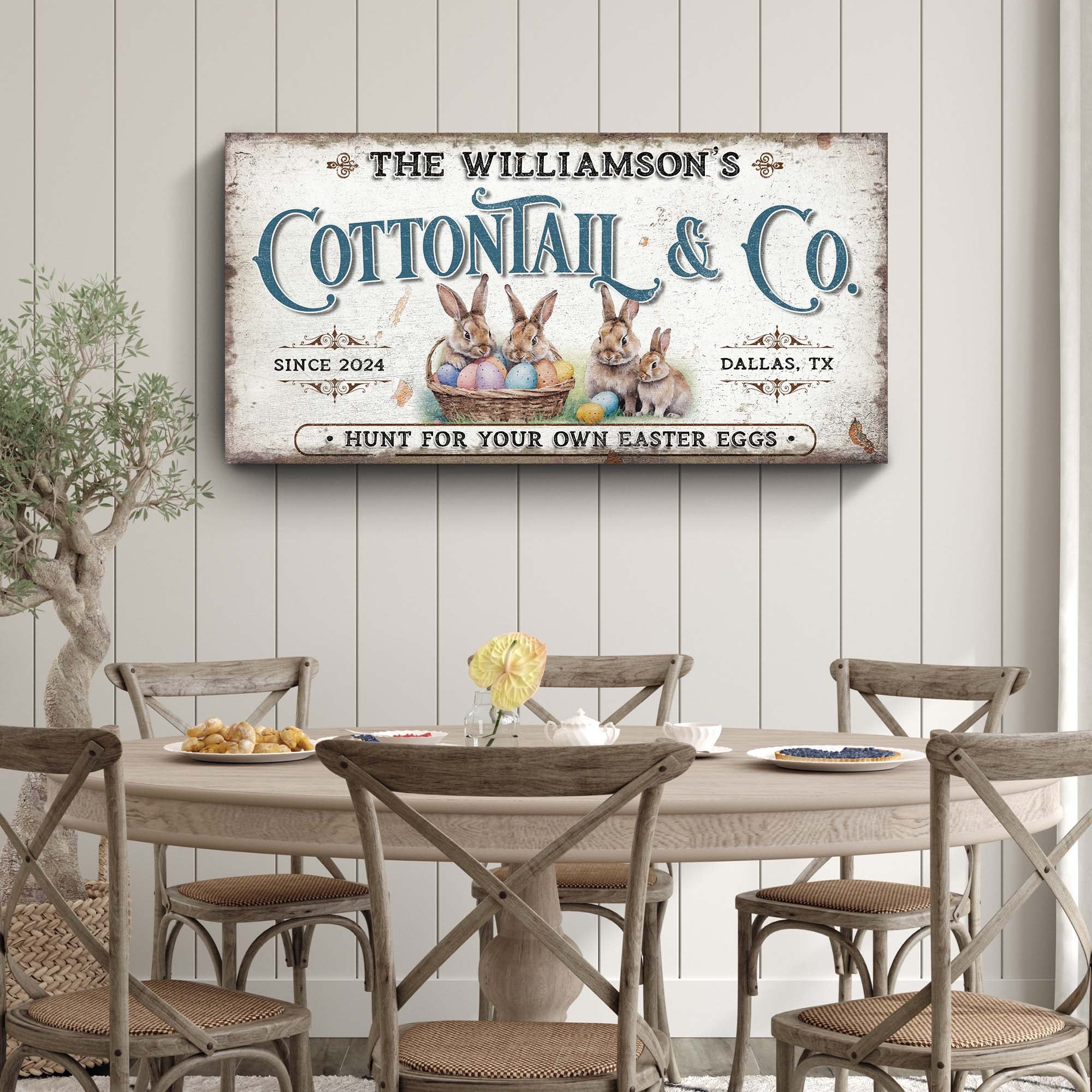 Vintage Easter Sign II