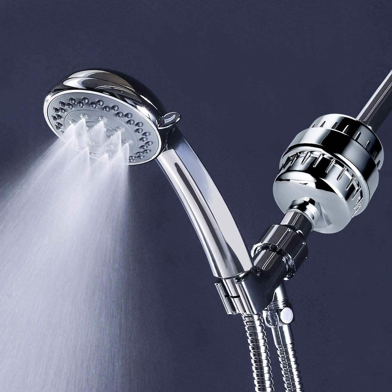 Shower Filter, Upgrade 15 Stage Shower Water Filter with Vitamin C for Hard Water
