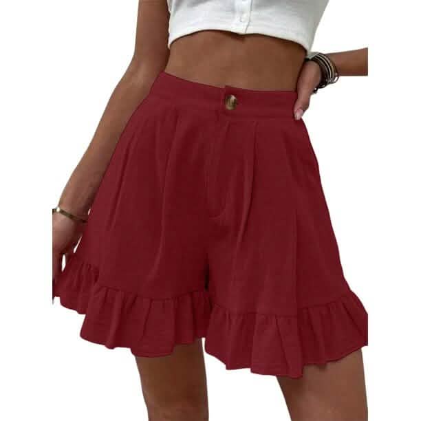 Women's Plus Size Loungewear Bottom Nighty Pure Color Bed Cotton Short Pant Shorts